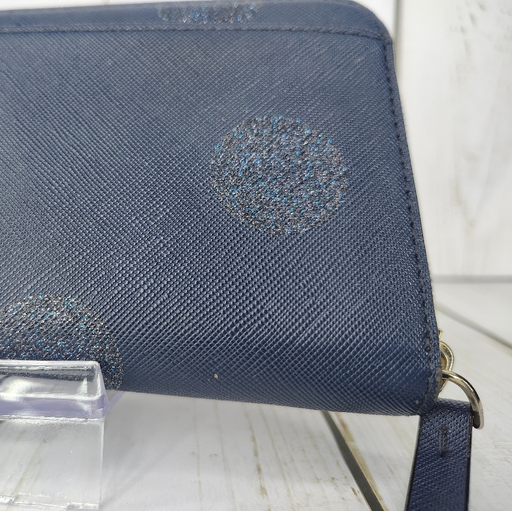 Kate Spade Haven Lane Neda Glitter Dot Zip Around Wallet - Picture 3 of 15